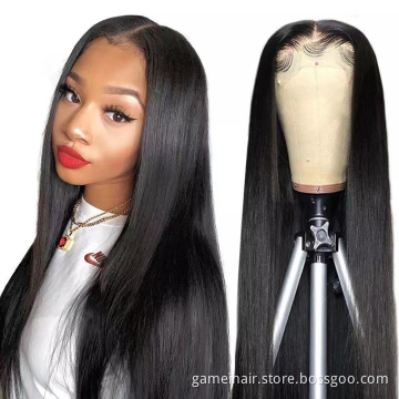 Full Hd 360 Lace Wig 12a Cheap Glueless Straight Brazilian Virgin Human Hair Transparent Lace Front Wig For Black Women